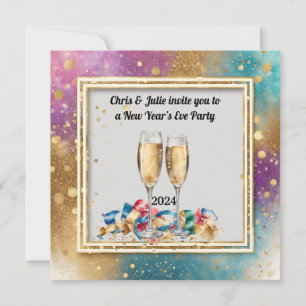 Elegant New Year’s Eve Party Invitation