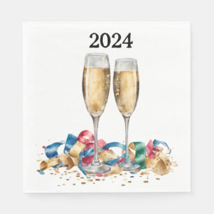 Elegant New Year’s Eve Party Napkin