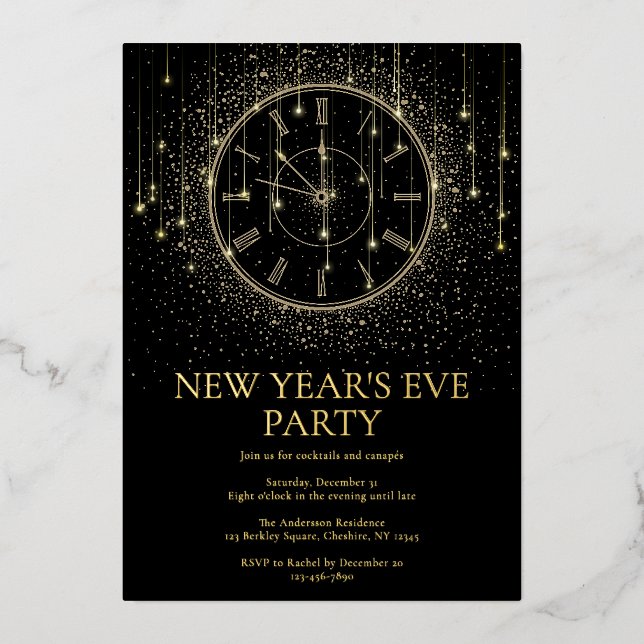 Elegant New Year's Eve Party  (Front)