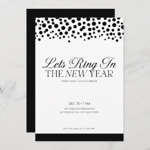 Elegant New Years Eve Party Invitation