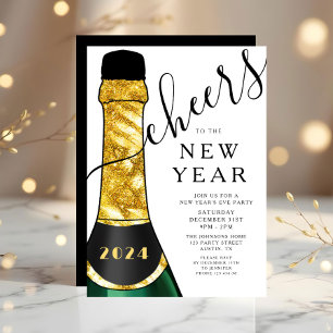 Elegant New Year's Eve Party Invitation