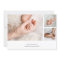 Elegant Newborn Photo Collage Birth Announcements