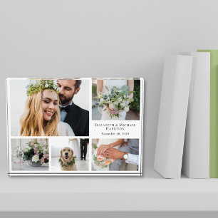 Elegant Newlyweds Wedding  Photo Block