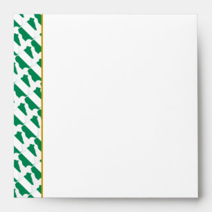 Elegant NIGERIA Gold Trim Celebrations Weddings Envelope