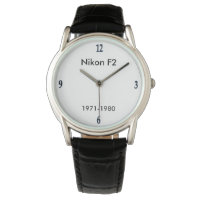 Elegant Nikon F2 Fan Watch
