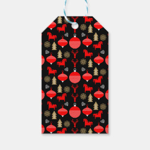 Elegant Nordic Christmas Gift Tags