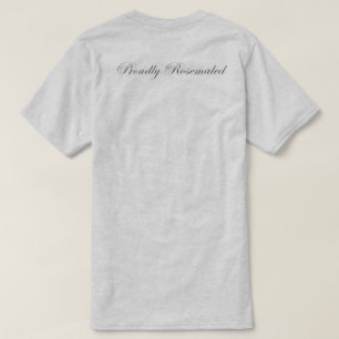 Elegant Norwegian Rosemaling Floral Heart T-Shirt