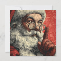 Elegant Nostalgic Non Photo Cute Santa Claus 
