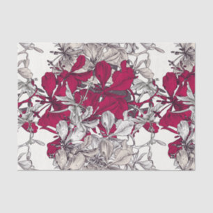 Elegant Nouveau Art vintage floral painting Tissue Paper