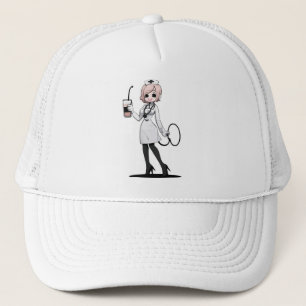 Elegant Nurse Coffee Cap