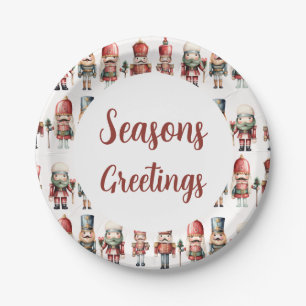 Elegant Nutcracker Christmas Holiday Party  Paper Plate