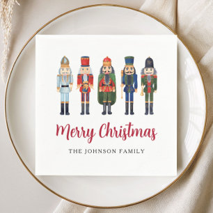 Elegant Nutcracker Christmas Napkin