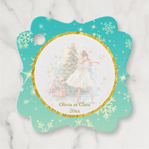 Elegant Nutcracker Merry Christmas and New Year Favour Tags