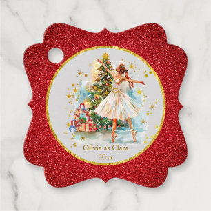 Elegant Nutcracker Merry Christmas and New Year Favour Tags