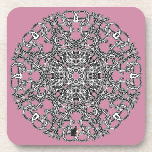 Elegant Octa Glyph Dawn Coasters