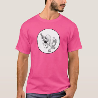 Elegant Octopus Guitarist T-Shirt