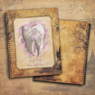 Elegant Old Fashioned Dental Diary / Notebook