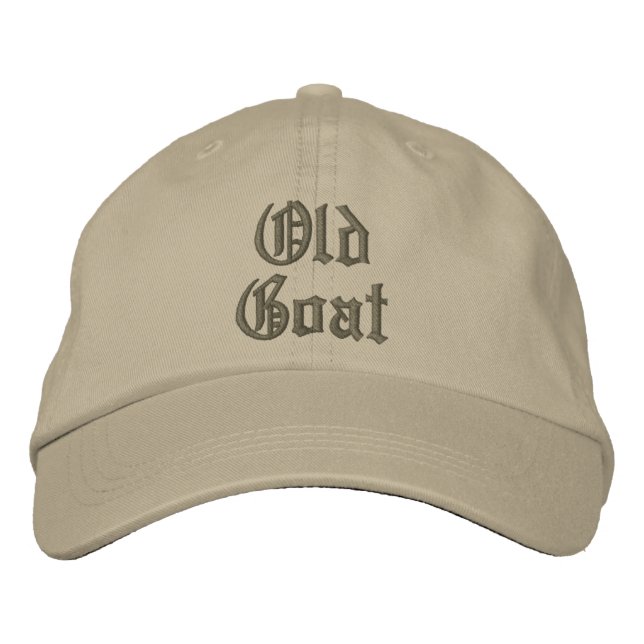 Elegant Old Goat Adjustable Cap (Front)