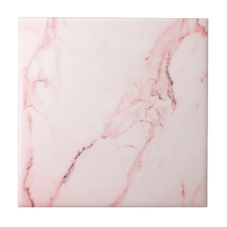 Elegant old pink marble tile