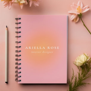 Elegant Ombre Blush Pink Clean Professional Planner