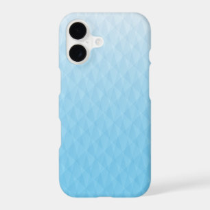 Elegant Ombre Sky Blue Geometric Design