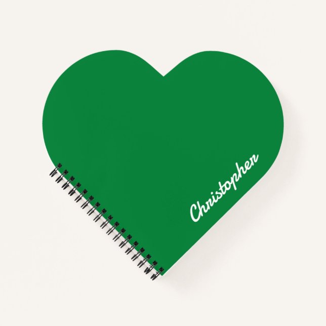 Elegant One Colour Minimalist Design Notebook (Front)
