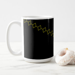 Elegant  Onyx Flow Chili Bowl Coffee Mug