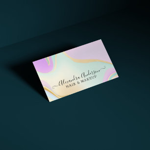 Elegant Opal Rainbow  Business Card