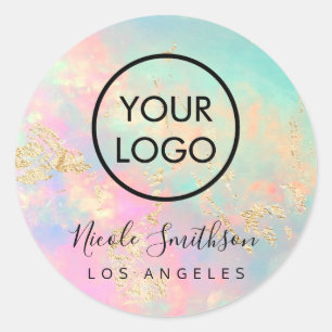 elegant opal Sticker