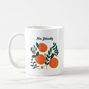 Elegant Orange Breeze Coffee Mug