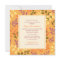 Elegant Orange Fall Leaves Birthday Celebration