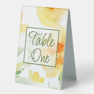 Elegant orange floral watercolor tree blossoms