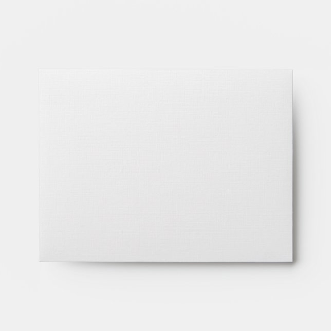 Elegant Orange Response Card Envelope (Front)