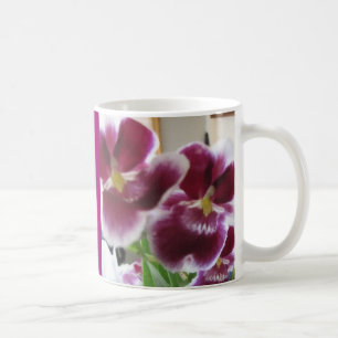 Elegant Orchid in Watercolor Mug