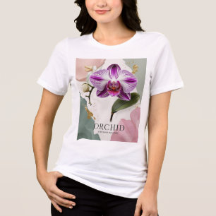Elegant Orchid Women’s T-Shirt Tri-Blend Shirt