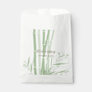 Elegant Oriental Bamboo Wedding Favour Bags