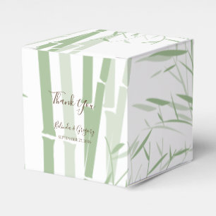 Elegant Oriental Bamboo Wedding  Favour Box