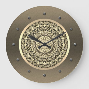 Elegant, Oriental pattern, modern Large Clock