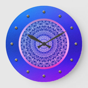 Elegant, Oriental pattern, modern Large Clock