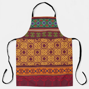 Elegant Ornamental Africa: Indian Ethnic Pattern Apron