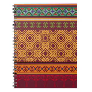 Elegant Ornamental Africa: Indian Ethnic Pattern Notebook