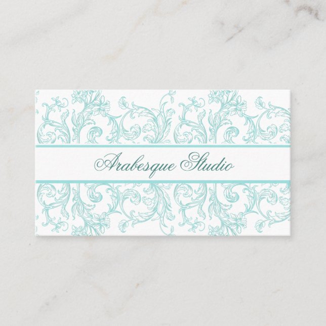 Elegant Ornamental Business Card (Front)