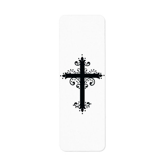 Elegant Ornamental Cross Sacred Heritage Fine Art (Front)