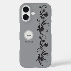 Elegant Ornamental Floral Flower Art iPhone 16 Case