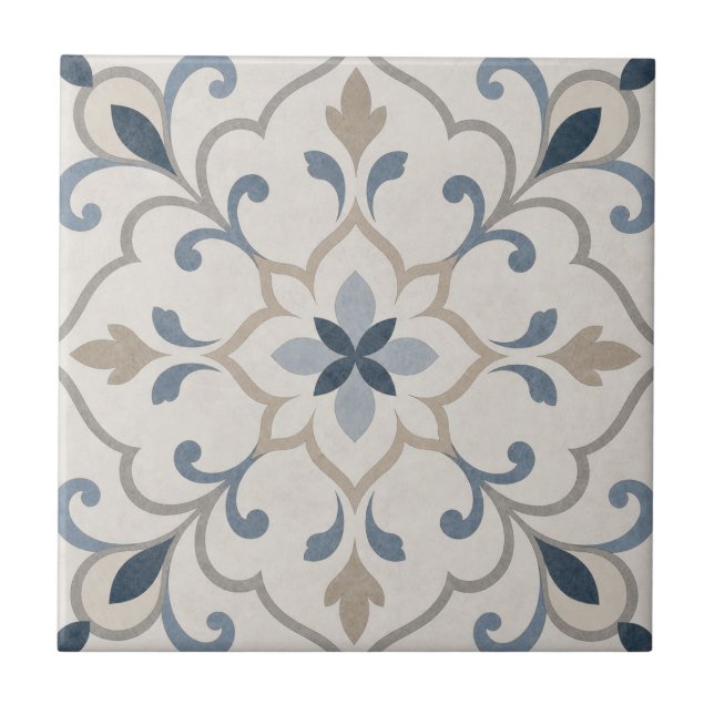 Elegant Ornamental Stone Tile (Front)