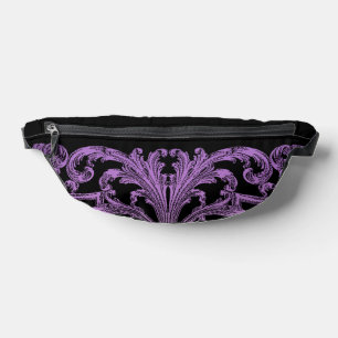 Elegant, Ornate Antique Purple Bum Bags