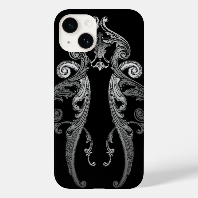 Elegant Ornate Goth Design iPhone 7 Case (Back)
