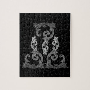 Elegant Ornate Goth Design Jigsaw Puzzle