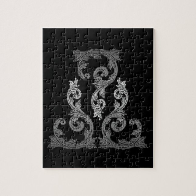 Elegant Ornate Goth Design Jigsaw Puzzle (Vertical)