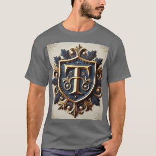 Elegant Ornate Heraldic Shield T-Shirt